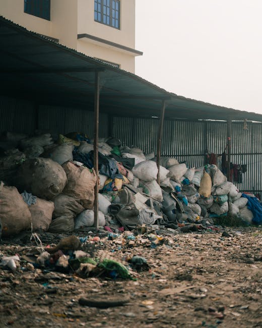 A pile of assorted waste materials is situated at the base of a weathered brick and concrete wall, with the majority consisting of various cardboard boxes, some flattened and others partially intact with flaps open, revealing their plain brown surfaces. Among the boxes, there are a few paper and plastic bags, some of which are crumpled or torn, with visible logos and text indicating packaging for consumer goods. The waste is loosely arranged and appears to be in a neglected outdoor area, possibly a back alley or garden corner, with small rocks and dirt scattered around the base. In the background, the wall's textured surface shows signs of age, with the bricks and concrete blocks having a rough finish. To the left, a tree trunk with dark, coarse bark is partially visible, contrasting with the lighter wall surface. The scene is lit by natural daylight, casting soft shadows and highlighting the slightly chaotic arrangement of the discarded rubbish. Rubbish Clearance Finchley would generally handle such waste, offering private rubbish removal services for residential or small commercial properties, ensuring proper disposal or recycling of the collected materials to support responsible waste management practices.